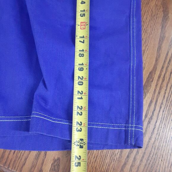 Vtg Ocean Pacific OP Mens L Oversize Baggy Purple Utility Shorts Made In USA NWT - Picture 10 of 11